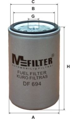 MFILTER kuro filtras DF 694