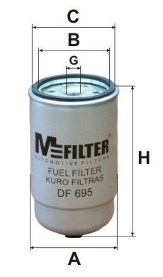 MFILTER kuro filtras DF 695