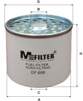 MFILTER kuro filtras DF 699