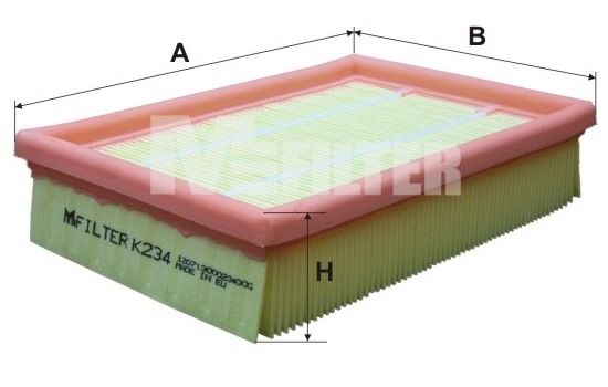 MFILTER Воздушный фильтр K 234