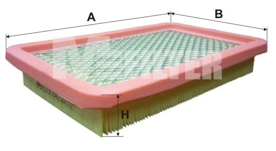 MFILTER Воздушный фильтр K 412