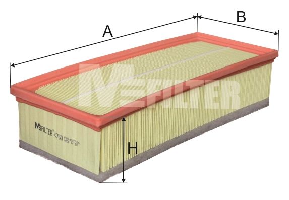 MFILTER oro filtras K 760