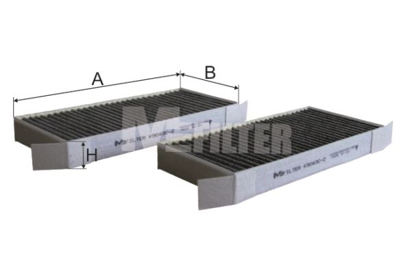 MFILTER Фильтр, воздух во внутренном пространстве K 9043C-2