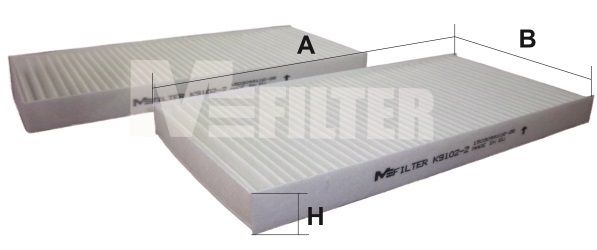 MFILTER filtras, salono oras K 9102-2