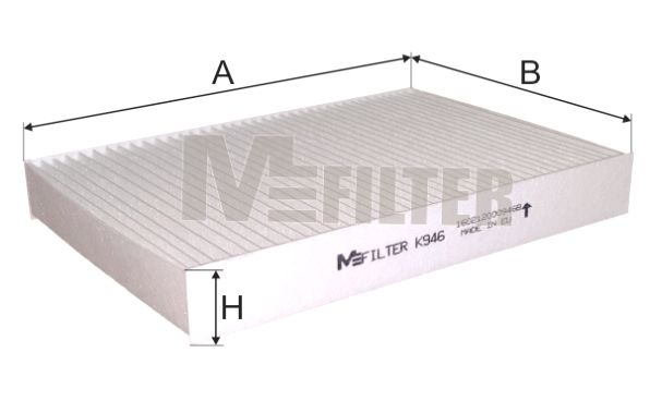 MFILTER filtras, salono oras K 946