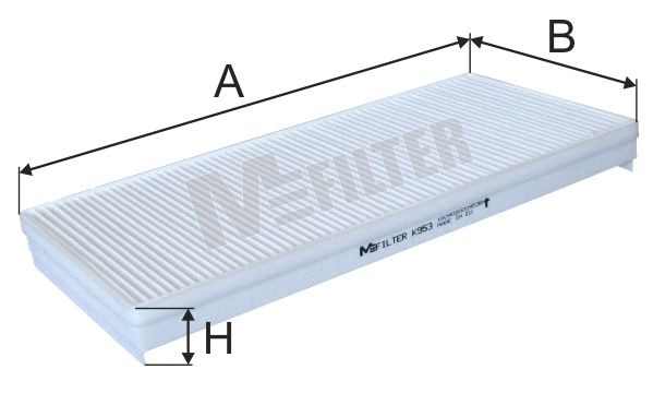 MFILTER filtras, salono oras K 953