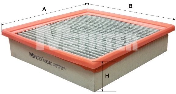 MFILTER filtras, salono oras K 954C