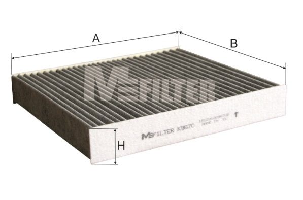 MFILTER Фильтр, воздух во внутренном пространстве K 967C