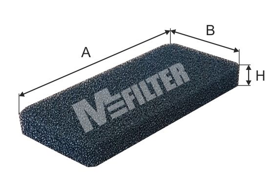 MFILTER Фильтр, воздух во внутренном пространстве K 999