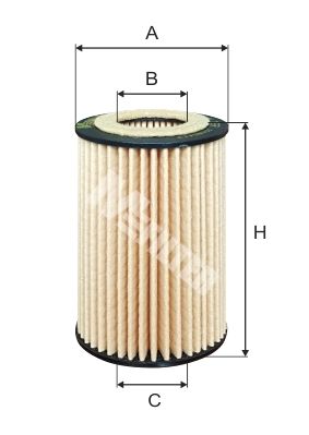 MFILTER alyvos filtras TE 613