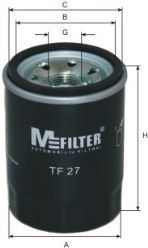 MFILTER alyvos filtras TF 27