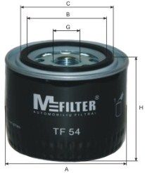 MFILTER alyvos filtras TF 54