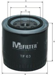 MFILTER alyvos filtras TF 63