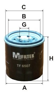 MFILTER alyvos filtras TF 6507