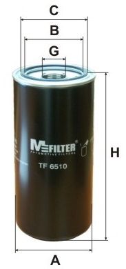 MFILTER alyvos filtras TF 6510