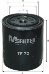 MFILTER alyvos filtras TF 72
