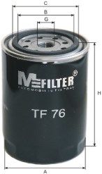 MFILTER alyvos filtras TF 76