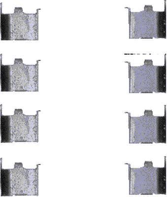 MINTEX Комплектующие, колодки дискового тормоза MBA1132