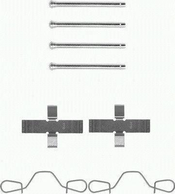 MINTEX Комплектующие, колодки дискового тормоза MBA982