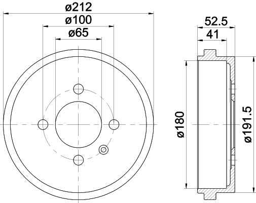 MINTEX Тормозной барабан MBD301