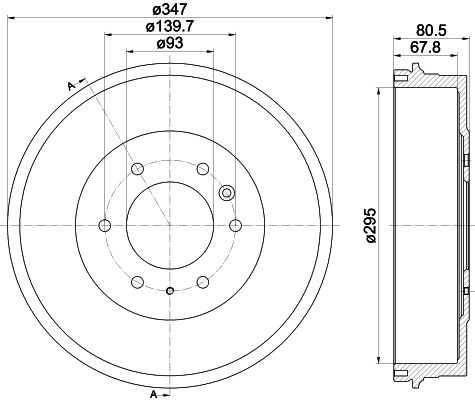 MINTEX Тормозной барабан MBD334