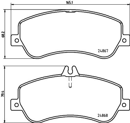 MINTEX stabdžių trinkelių rinkinys, diskinis stabdys MDB2999