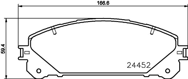 MINTEX stabdžių trinkelių rinkinys, diskinis stabdys MDB3114