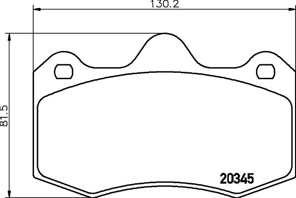 MINTEX Комплект тормозных колодок, дисковый тормоз MDB3278