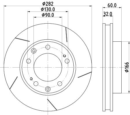 MINTEX Тормозной диск MDC1278