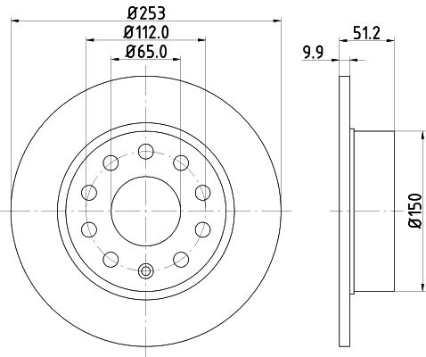 MINTEX Тормозной диск MDC1640