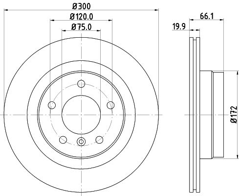 MINTEX Тормозной диск MDC1647