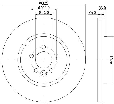 MINTEX Тормозной диск MDC1682