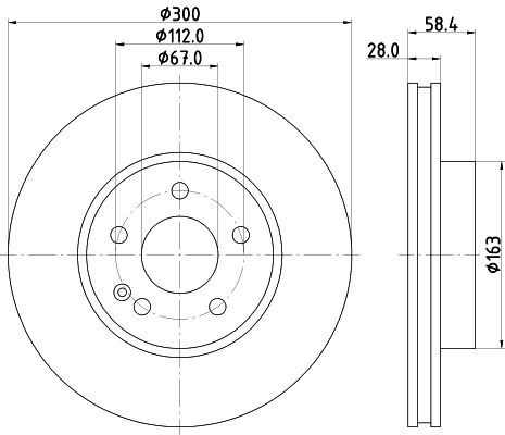 MINTEX Тормозной диск MDC1728