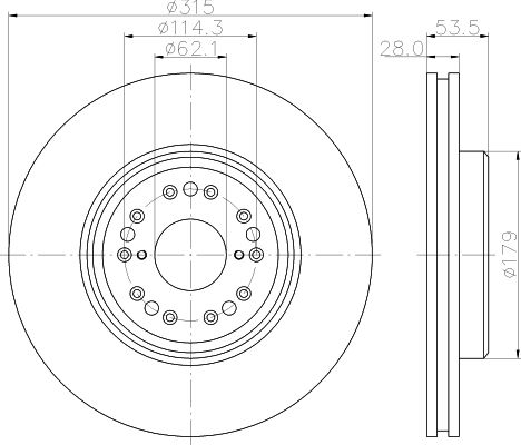 MINTEX Тормозной диск MDC1882