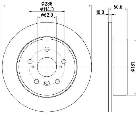 MINTEX Тормозной диск MDC1892