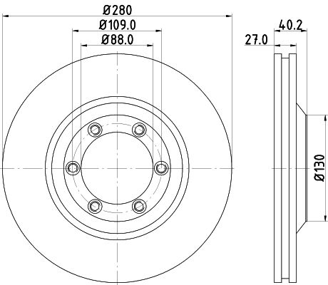 MINTEX Тормозной диск MDC2078