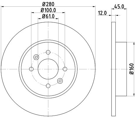 MINTEX Тормозной диск MDC2094