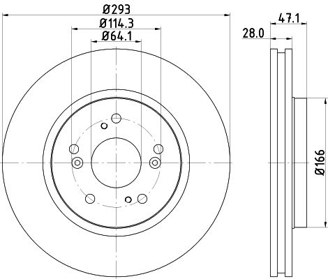 MINTEX Тормозной диск MDC2104