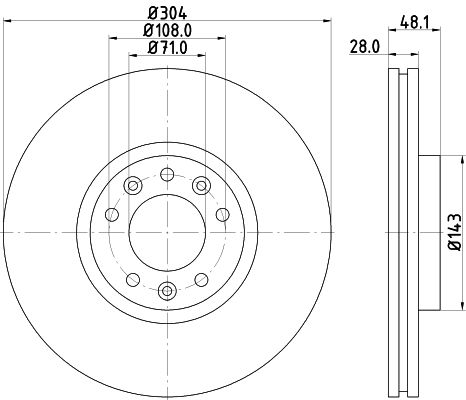 MINTEX Тормозной диск MDC2293