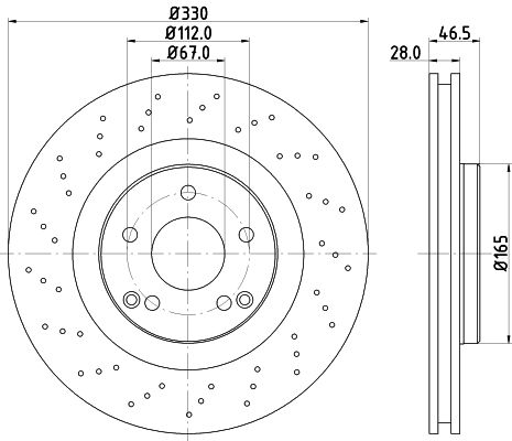 MINTEX Тормозной диск MDC2301