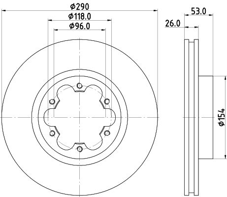 MINTEX Тормозной диск MDC2369