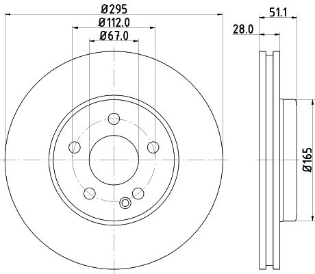 MINTEX Тормозной диск MDC2520