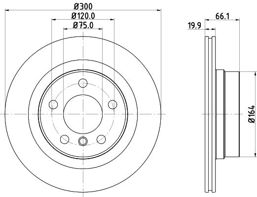 MINTEX Тормозной диск MDC2656