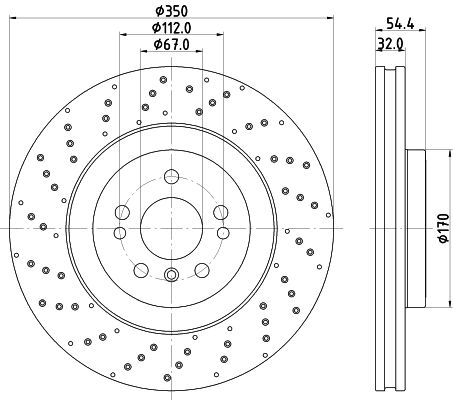 MINTEX Тормозной диск MDC2670