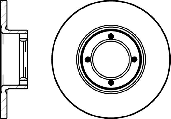 MINTEX Тормозной диск MDC292