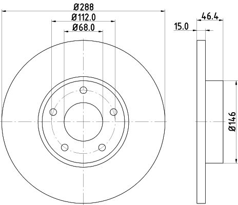 MINTEX Тормозной диск MDC770