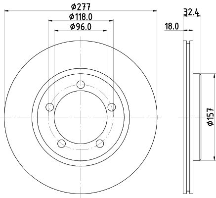 MINTEX Тормозной диск MDC781