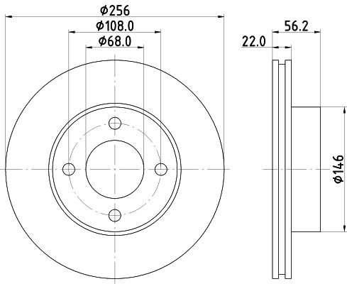 MINTEX Тормозной диск MDC795