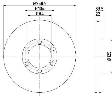 MINTEX Тормозной диск MDC927