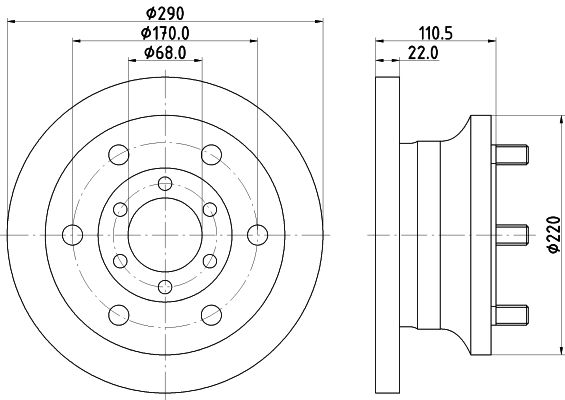 MINTEX Тормозной диск MDC994